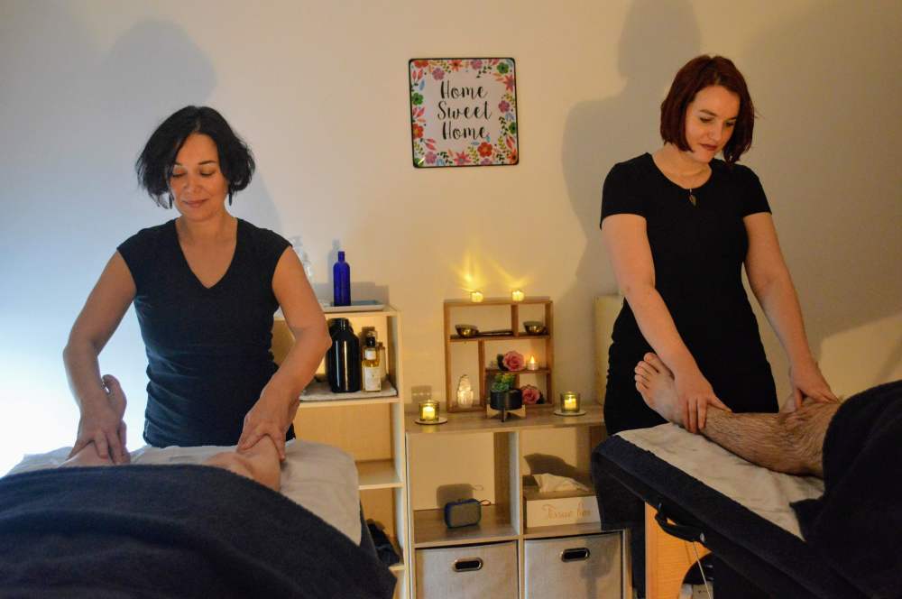 massage duo massage couple Auray Morbihan