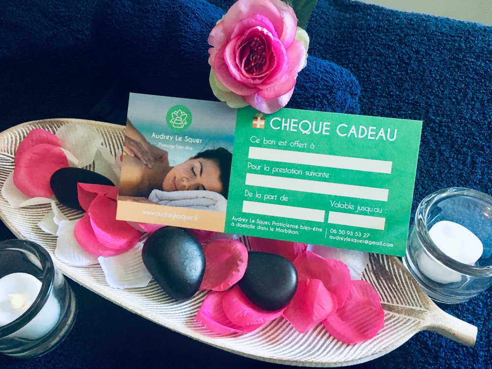 Carte cadeau massage Auray Morbihan